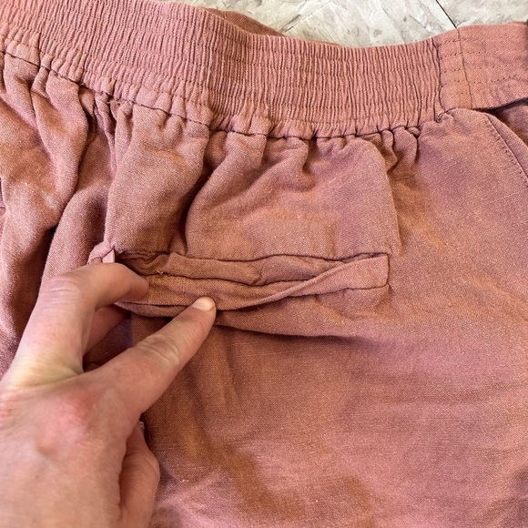 Hatch Venice Linen Blend Paper Bag Waist Pull On Pant sz 8-10 (Hatch 2) - Picture 10 of 15